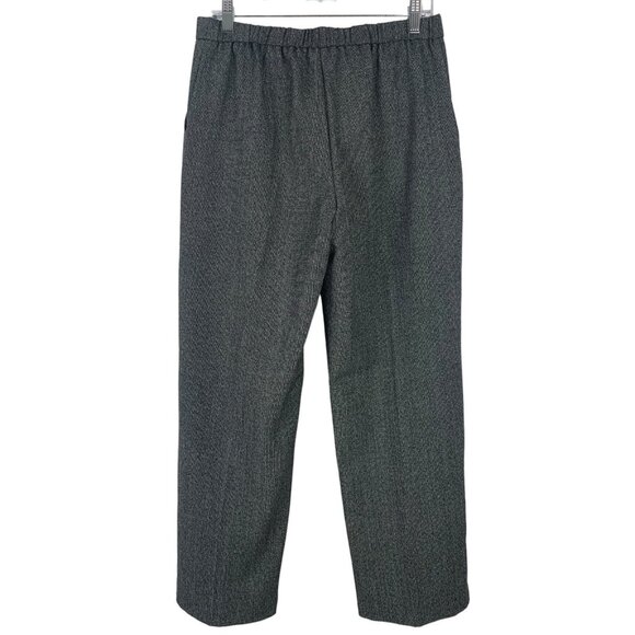 Briggs New York Womens Elastic Waist Gray Dress Pants Trouser Pockets Size 10P - Picture 2 of 11